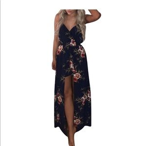 Long jumpsuit spaghetti strap